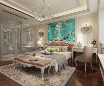 European Style New Classical Style Bedroom-ID:225833891