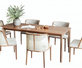 Nordic Style Dining Table And Chairs-ID:333309891