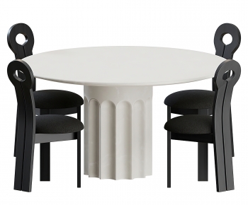 Modern Dining Table And Chairs-ID:893553023