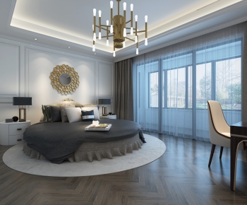 Simple European Style Bedroom-ID:922523022