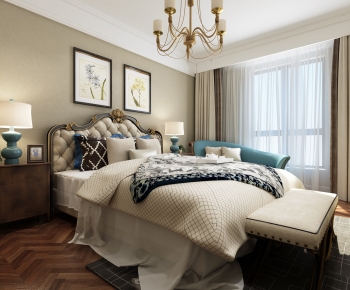 American Style Bedroom-ID:754877097