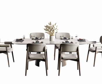 Modern Dining Table And Chairs-ID:938050773