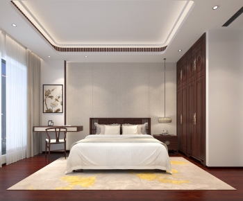 New Chinese Style Bedroom-ID:171335941