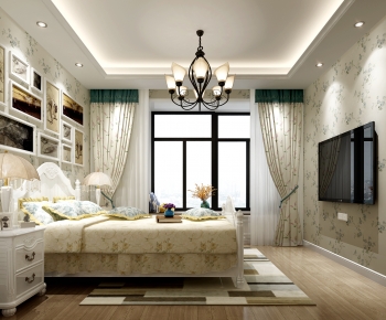 American Style Bedroom-ID:438740365