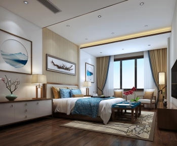 New Chinese Style Bedroom-ID:687536004