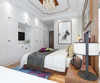 New Chinese Style Bedroom-ID:461919318