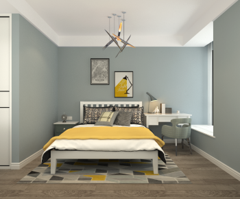 Nordic Style Bedroom-ID:683408024