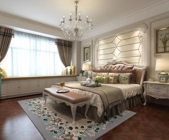 European Style Classical Style Bedroom-ID:215581892
