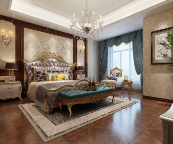 European Style Classical Style Bedroom-ID:882214075