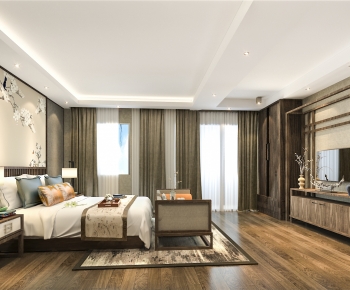 New Chinese Style Bedroom-ID:404159078