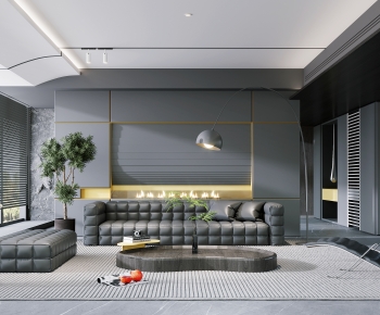 Modern A Living Room-ID:580529932