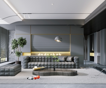 Modern A Living Room-ID:369833952