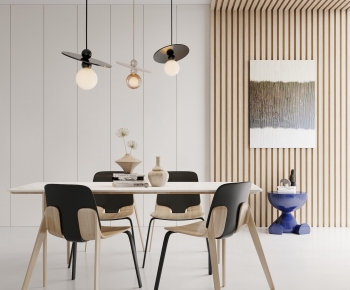 Nordic Style Dining Table And Chairs-ID:659267907