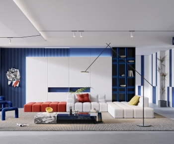 Modern A Living Room-ID:389626032