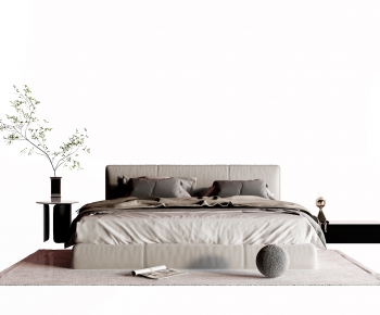 Modern Double Bed-ID:470839986