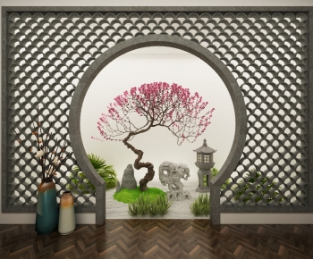 New Chinese Style Garden-ID:449260951