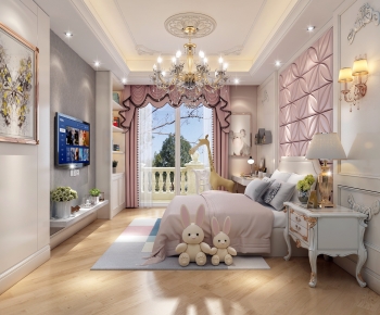 European Style Girl's Room Daughter's Room-ID:915895949