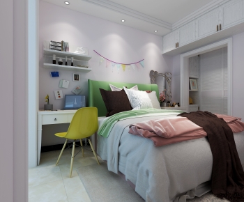 Nordic Style Bedroom-ID:553278923
