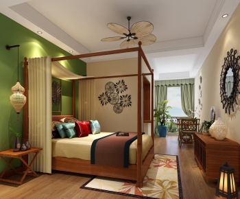 Southeast Asian Style Bedroom-ID:561730992