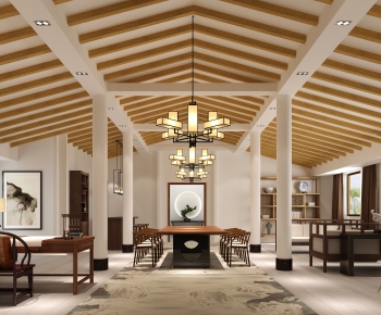 New Chinese Style Lobby Hall-ID:345021014