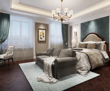 American Style Bedroom-ID:485078101