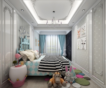 Simple European Style Children's Room-ID:655236017