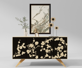 New Chinese Style Side Cabinet/Entrance Cabinet-ID:779726985