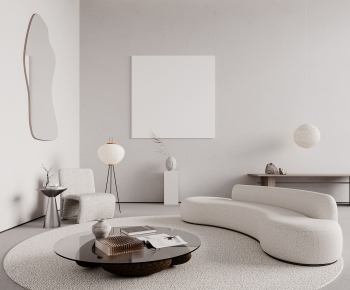 Wabi-sabi Style A Living Room-ID:408519983