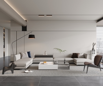 Modern A Living Room-ID:748616934