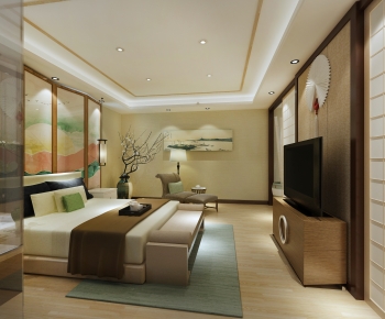 New Chinese Style Bedroom-ID:517731903