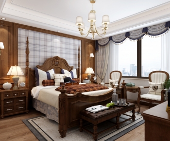American Style Bedroom-ID:100169214