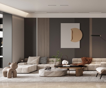 Modern A Living Room-ID:725456954