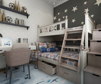 New Chinese Style Children's Room-ID:346977959