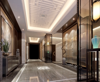 New Chinese Style Elevator Hall-ID:141820981