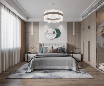 New Chinese Style Bedroom-ID:655128965
