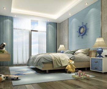 Mediterranean Style Bedroom-ID:119898087