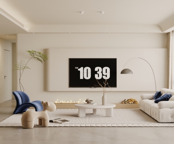 Wabi-sabi Style A Living Room-ID:563929082