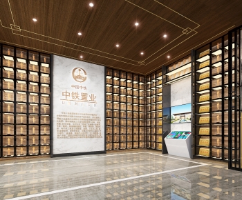 New Chinese Style Exhibition Hall-ID:345117098