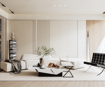 Modern Wabi-sabi Style A Living Room-ID:779505979