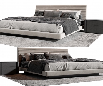 Modern Double Bed-ID:190880064