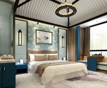New Chinese Style Bedroom-ID:485157014