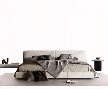 Modern Double Bed-ID:141216048