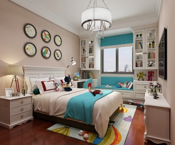 American Style Girl's Room Daughter's Room-ID:614439963