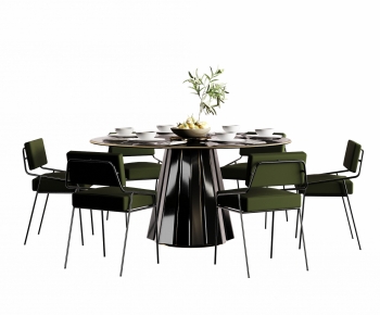 Modern Dining Table And Chairs-ID:935026883