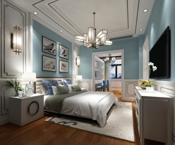 New Chinese Style Bedroom-ID:812817103