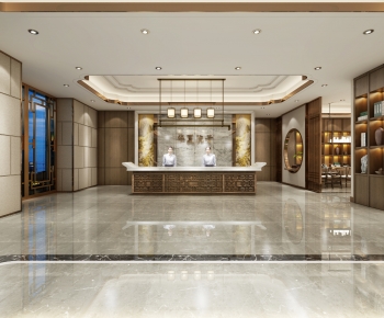 New Chinese Style Lobby Hall-ID:265969993