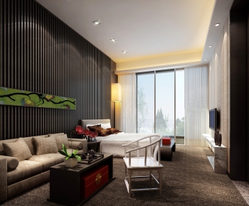 New Chinese Style Bedroom-ID:850876098