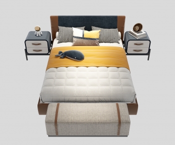 Modern Child's Bed-ID:537800074