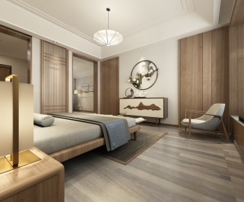 New Chinese Style Bedroom-ID:977673055