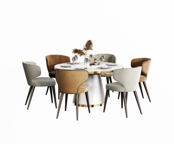 Modern Dining Table And Chairs-ID:943264011